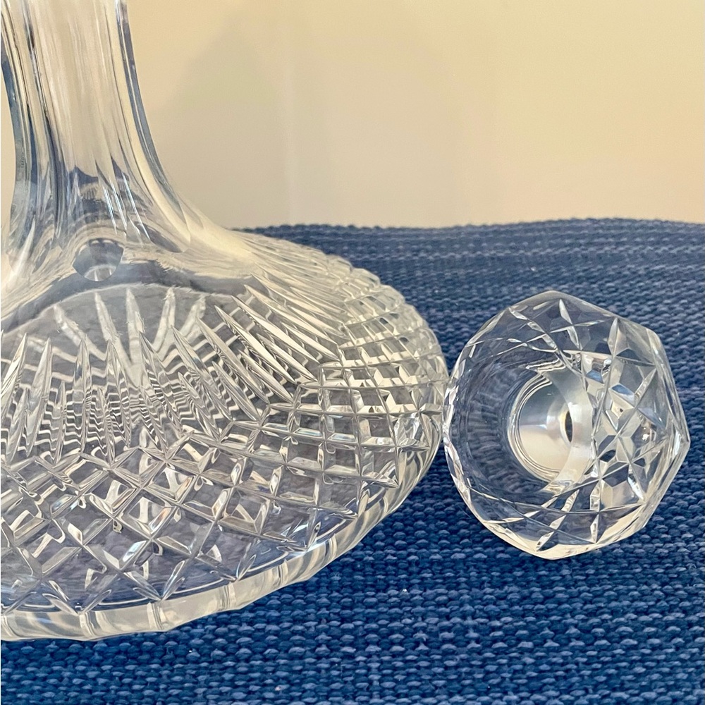 ❌SOLD❌ Vintage Crystal Galway Hand Cut Irish Ship Decanter w/Stopper - Picture 2 of 8